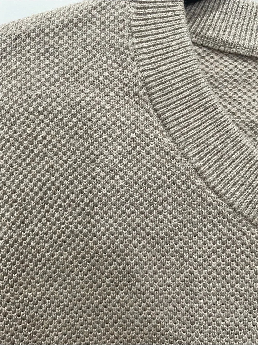 Banana Republic Tan Short-Sleeve Knit Tee